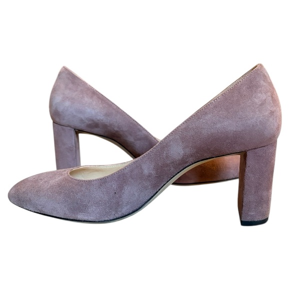 M. Gemi The Lustro Mauve Suede Block Heel Pumps | Italian Leather | EU 39.5 - Picture 8 of 10